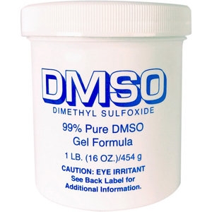 DMSO Gel 99% topical formulation in labeled packaging supplied by Equine Pharma World.