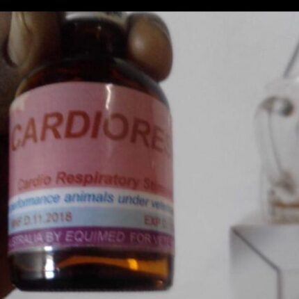 Cardiores veterinary product in labeled packaging supplied by Equine Pharma World.