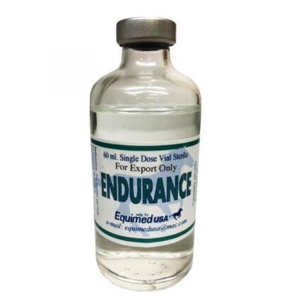 Endurance 60mL equine product in labeled packaging supplied by Equine Pharma World.