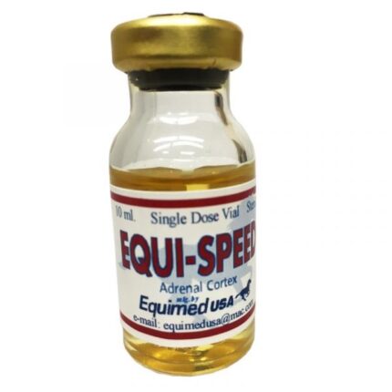 Equi-Speed 10ml equine product in labeled packaging supplied by Equine Pharma World.